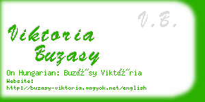 viktoria buzasy business card